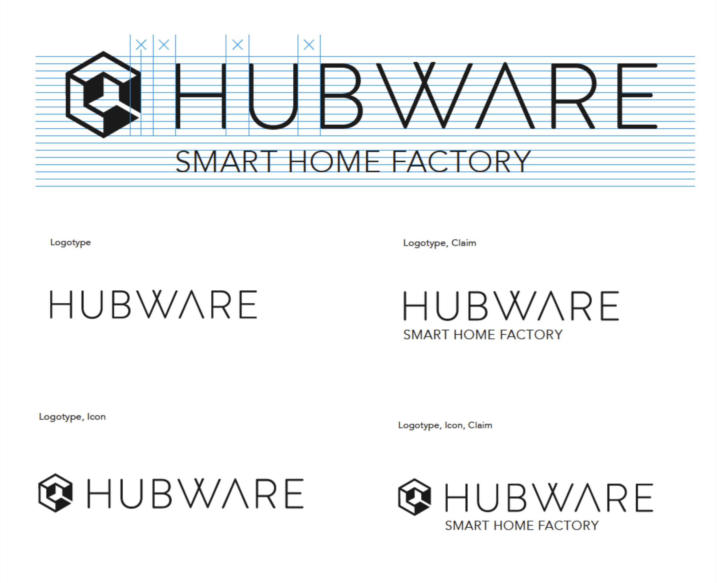 Branding für das Smart-Home-System SARAH von Hubware.