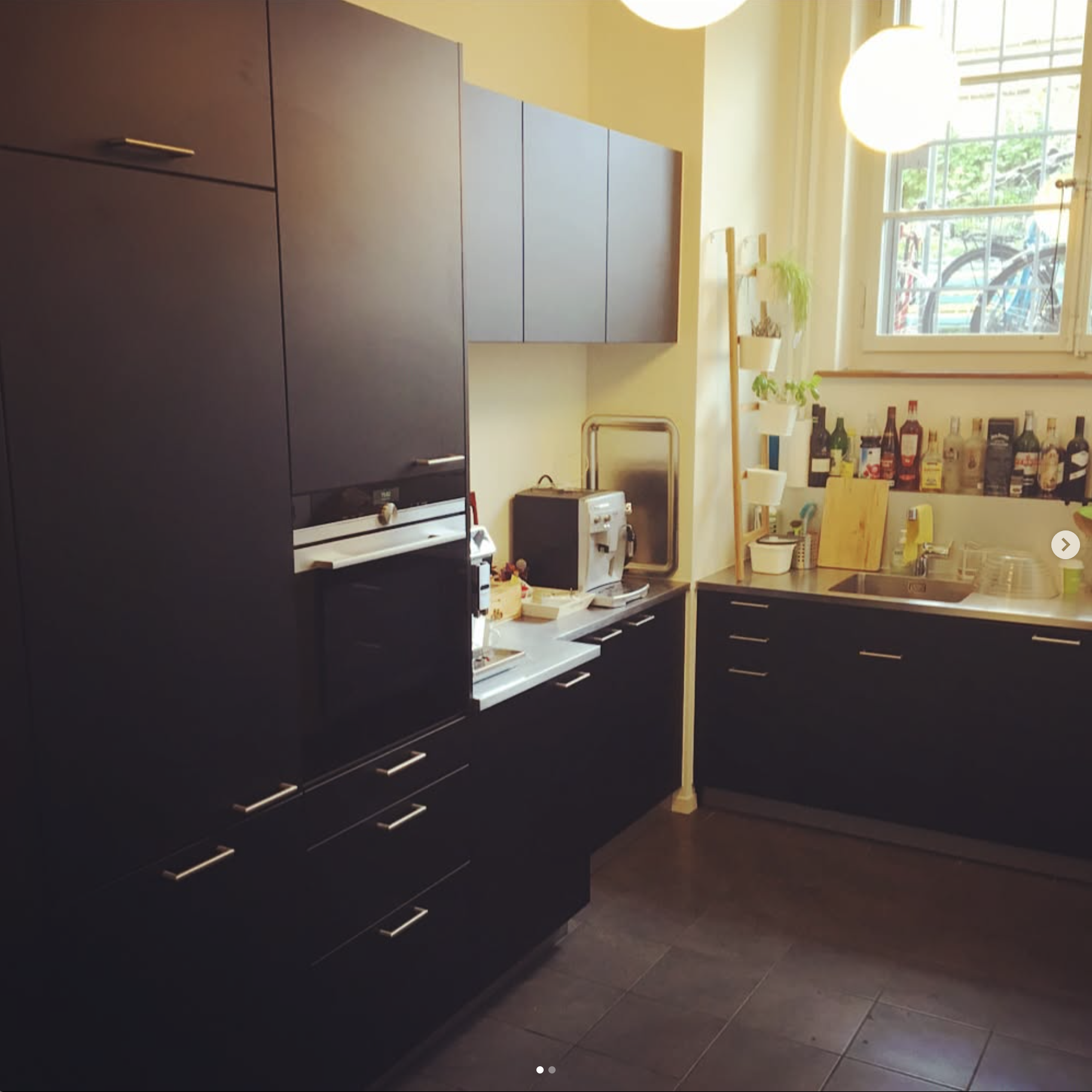 Die neu renovierte Küche in den Apps with love Büros