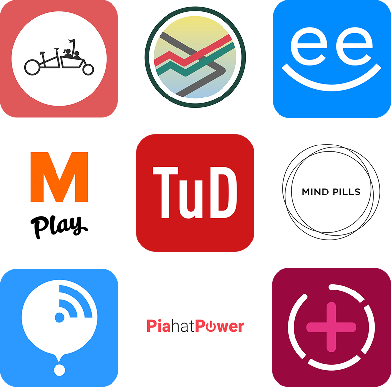 App Icons von verschiedenen Projekten