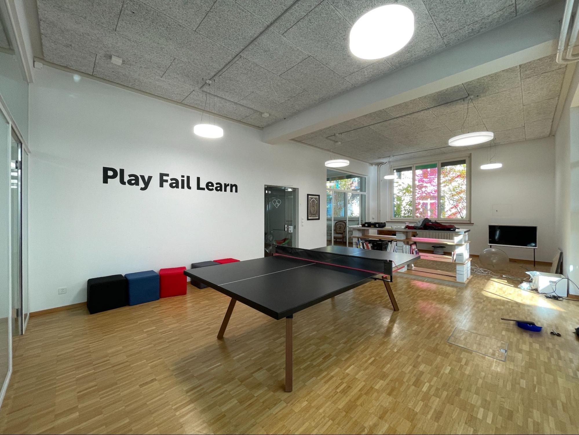 PingPong Tisch im Apps with love Büro Bern