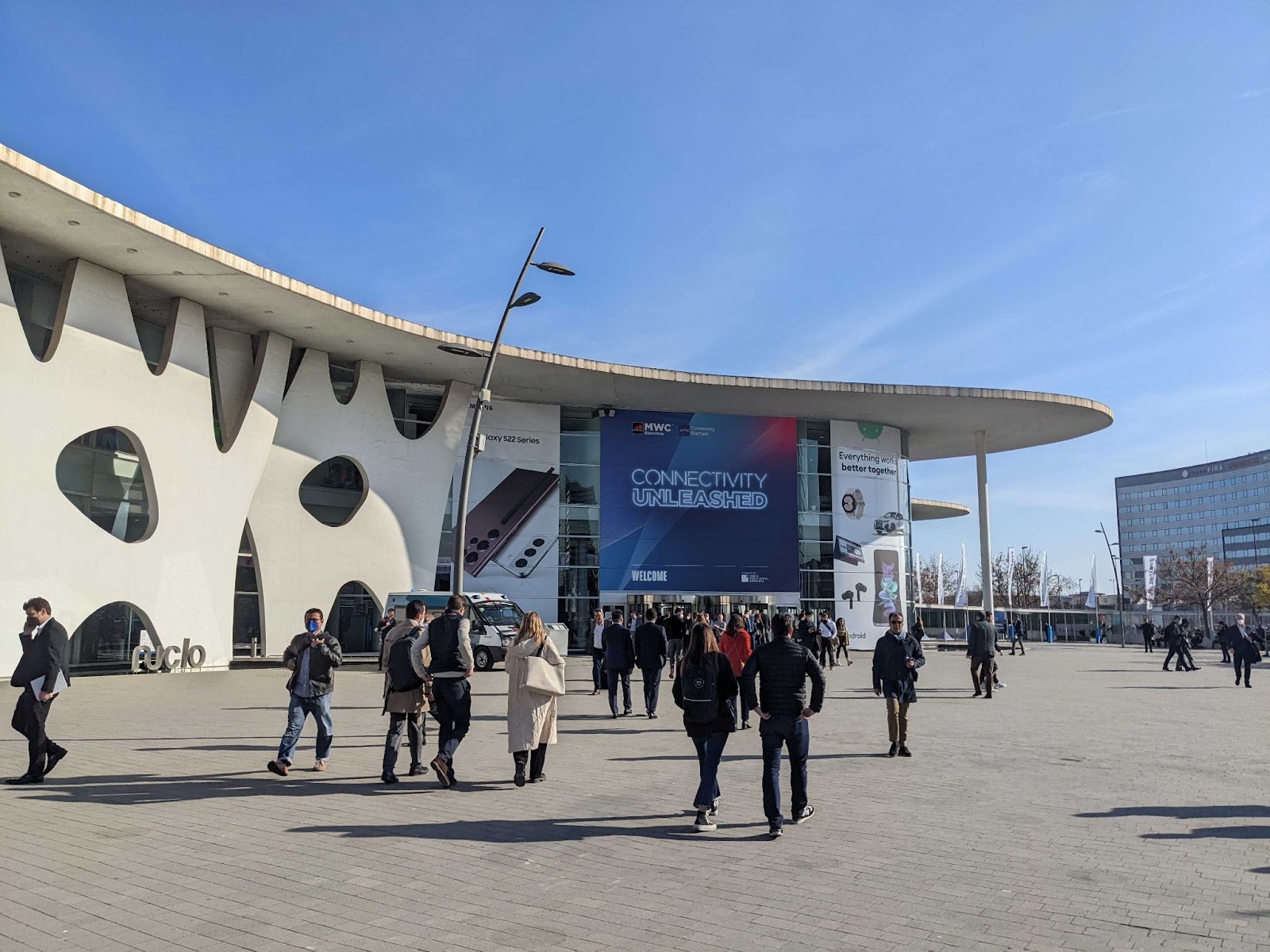 MWC Kongressgebäude von aussen