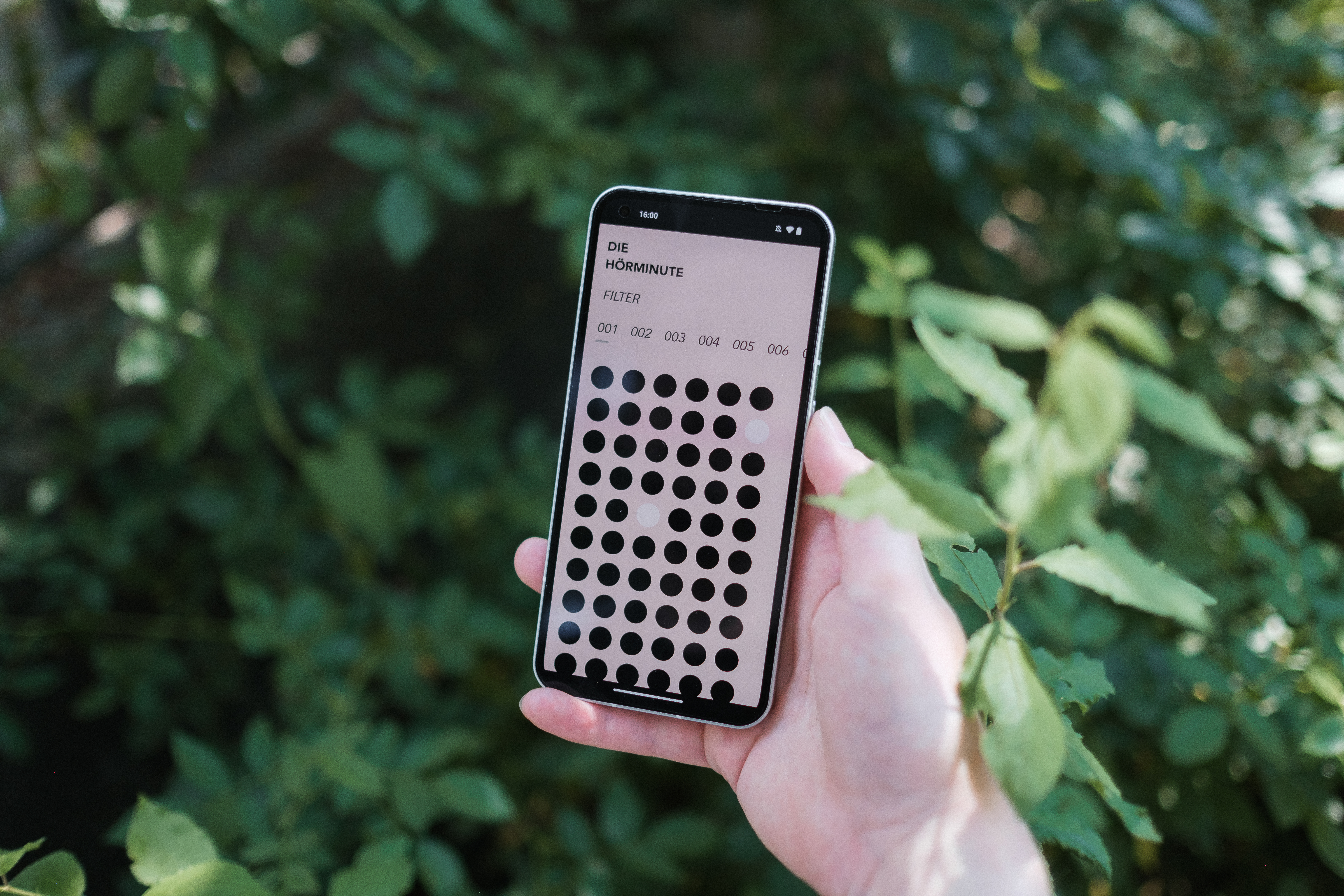 Hörminute mobile Ansicht