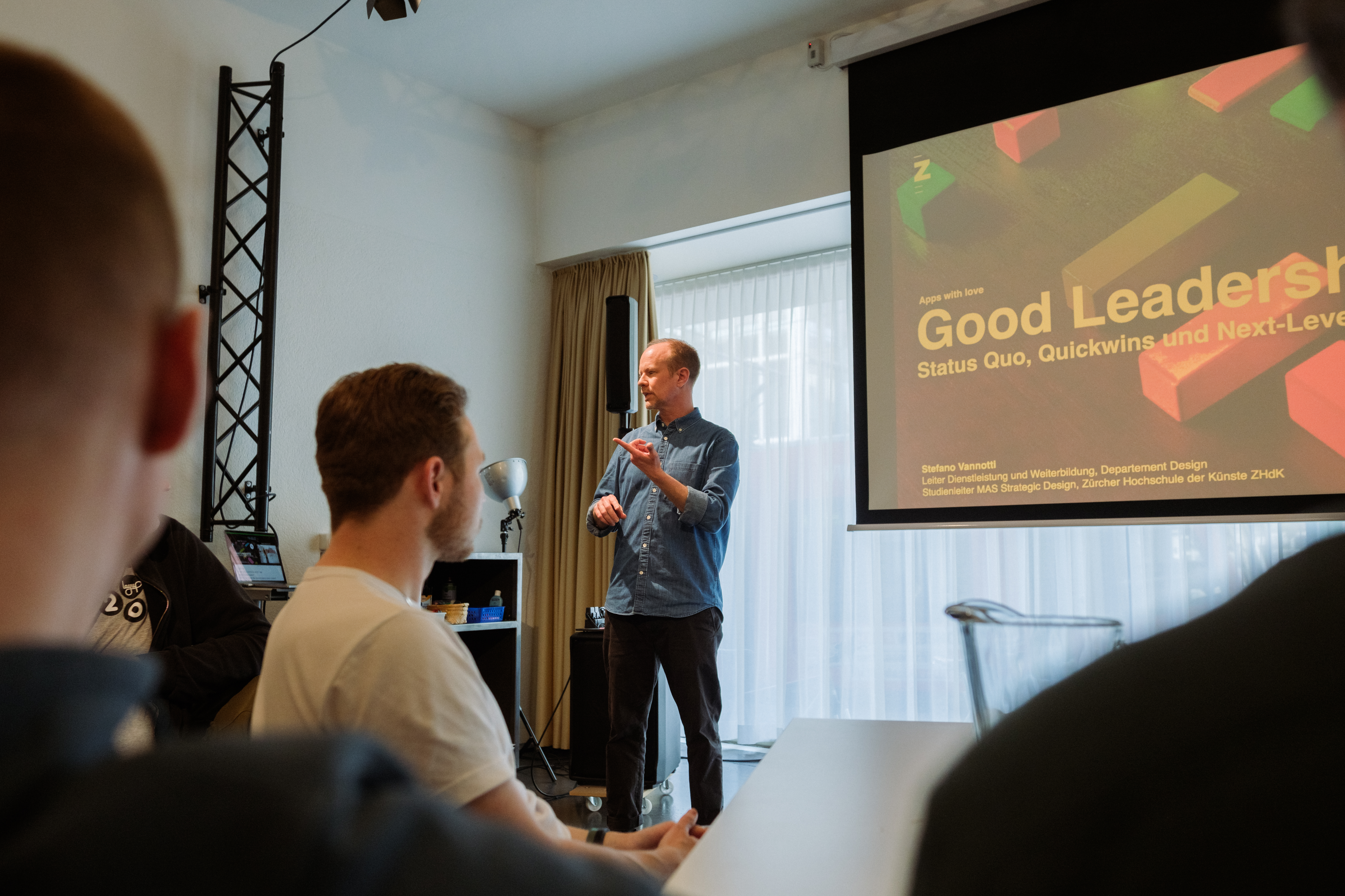 Stefano Vannotti referiert zum Thema Leadership