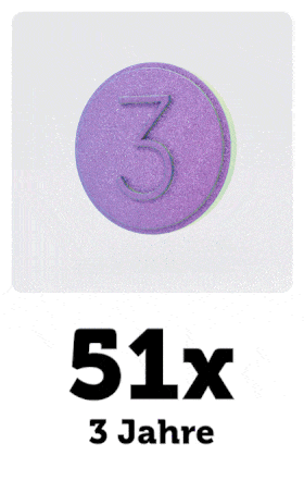 Orden für 3 Jahre animiert