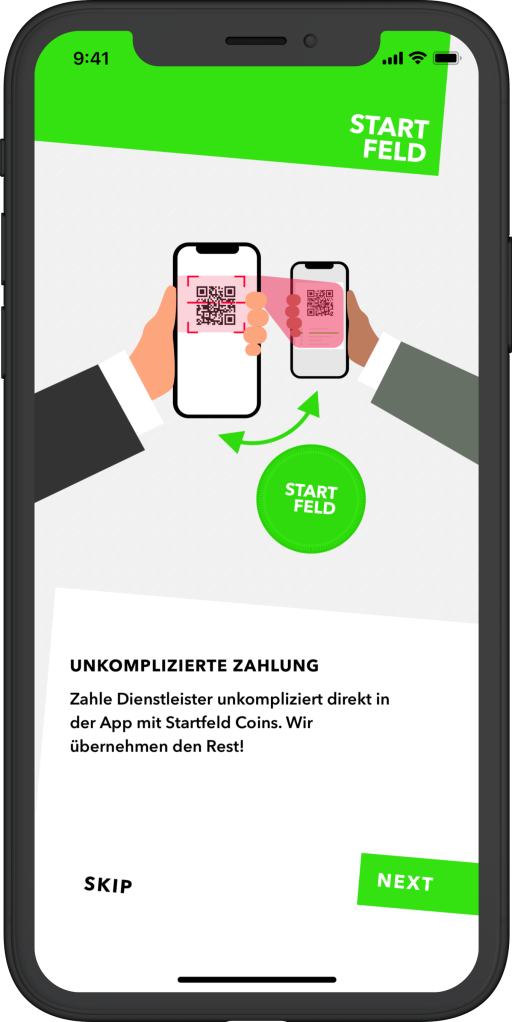 Startfeld Wallet Onboarding