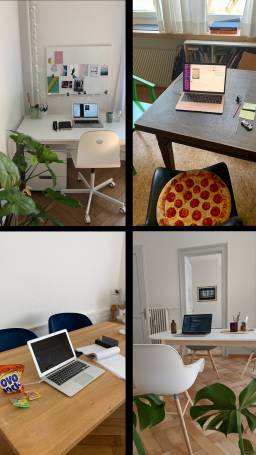 Bilder von Homeoffice Arbeitsplätzen