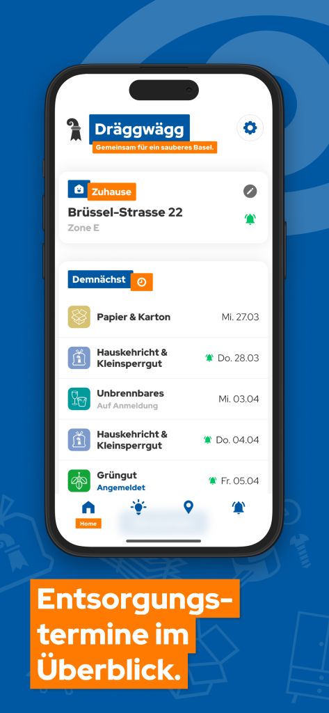 App Store preview screen of the Dräggwägg app - Home Screen