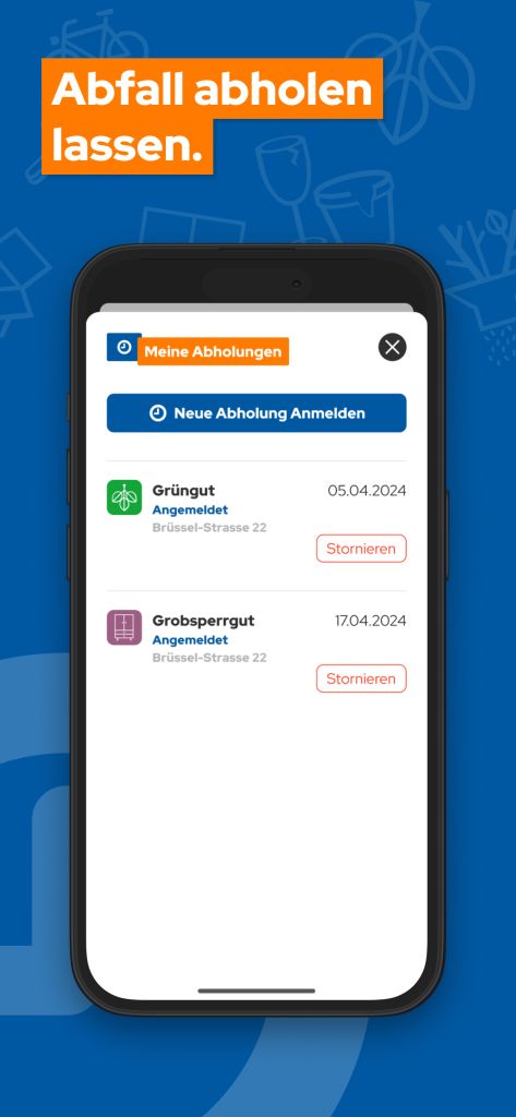 App Store Preview Screen Dräggwägg App - Register collection