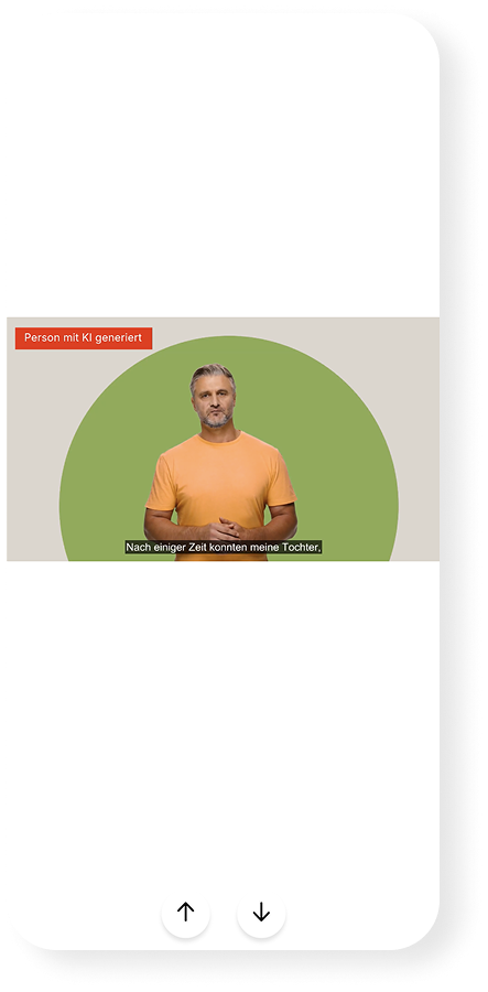 Geflüchtete erzählen: Amir Kaya, Video mit KI generiert
