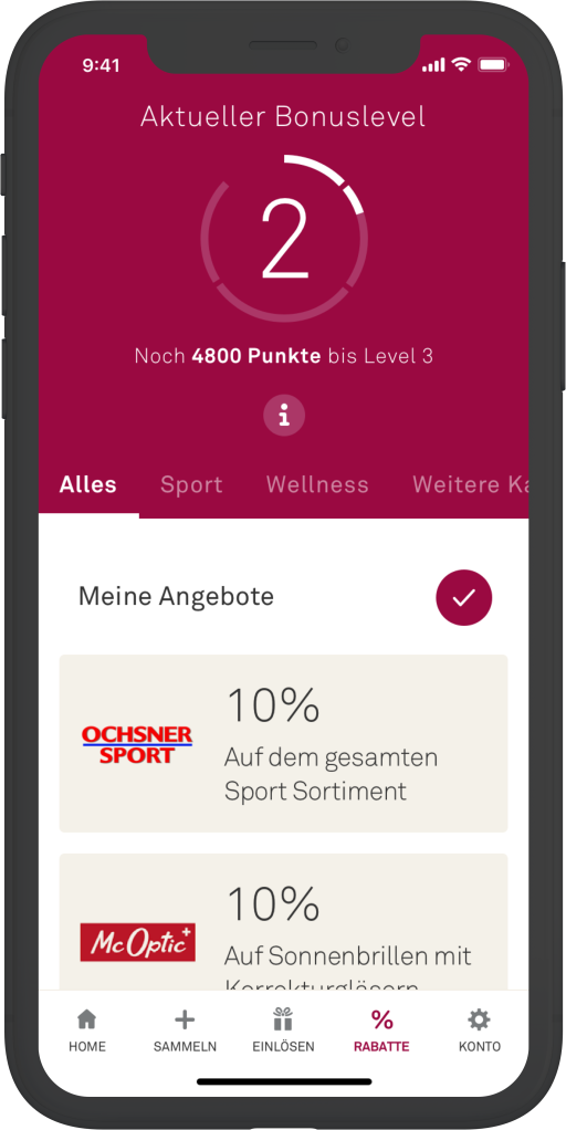 Helsana bonus program offers