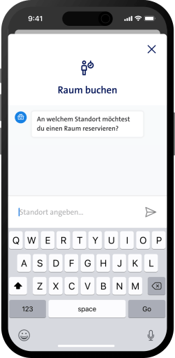 MIA: Raum buchen mit Chat Assistant