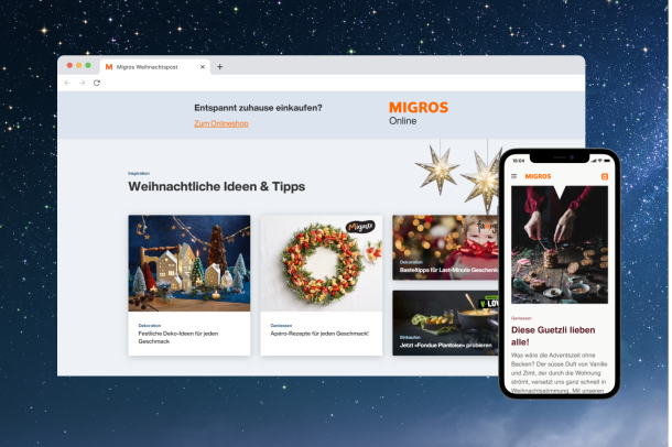 Desktop Ansicht Migros Weihnachten