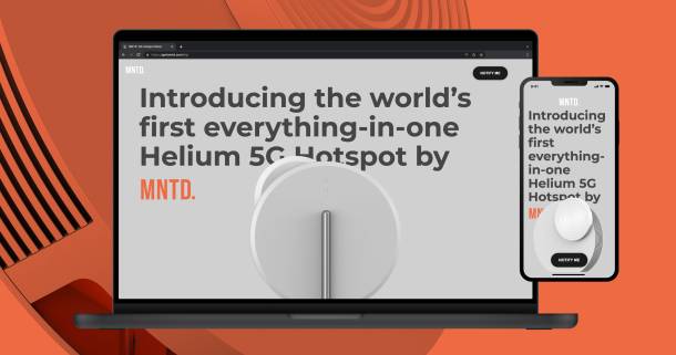 MNTD. 5G Subsite auf Laptop und Mobile