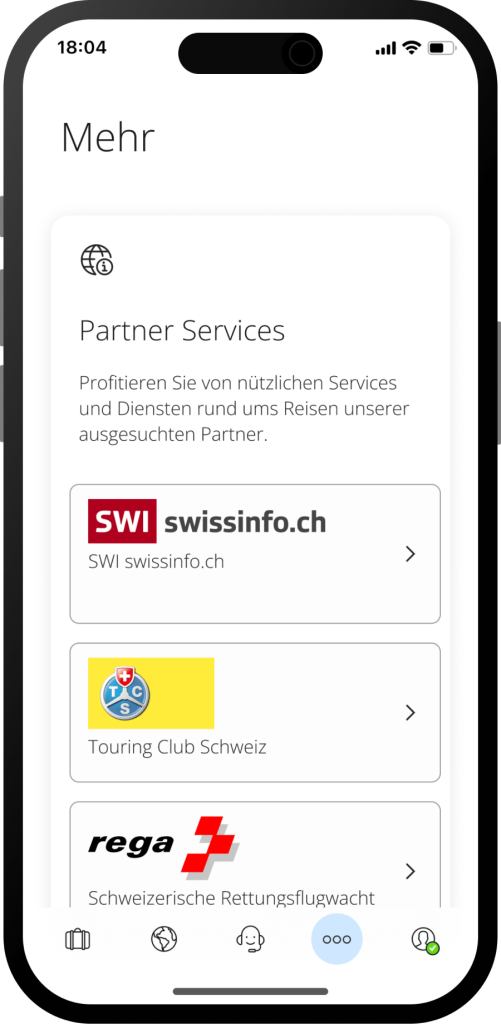 Partnerservices ergänzen das Travel Admin Angebot