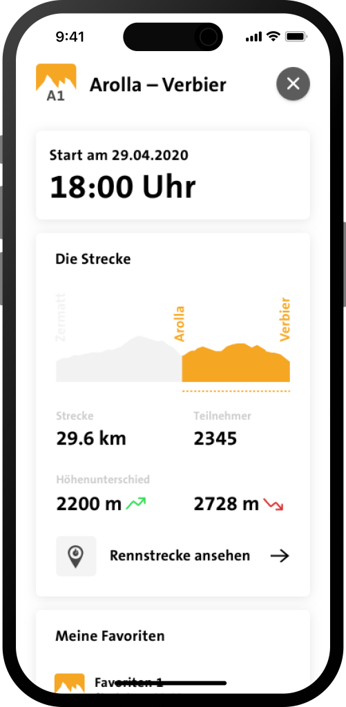 Detailed view of stage