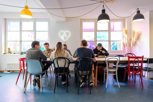 Déjeuner au bureau Apps with love à Berne