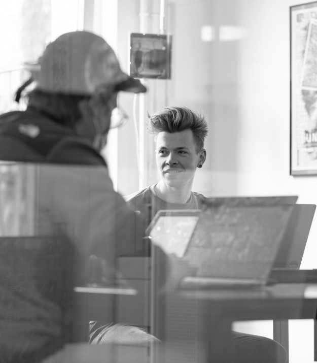 Yannick Pulver im Apps with love Teammeeting