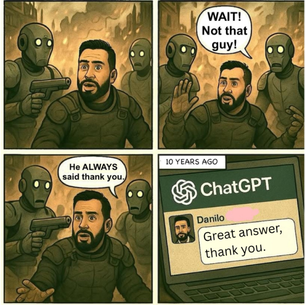 Thank you AI Meme (2025)