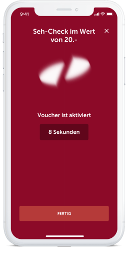 Aktivierung eines Vouchers