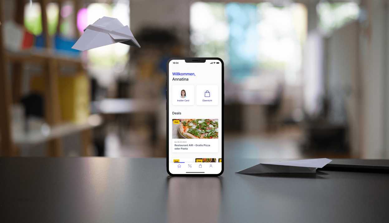 ZRH Insider App for employees at airport Zurich